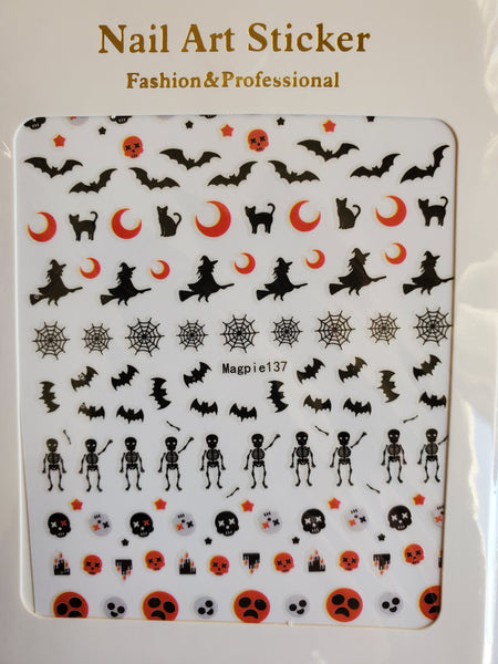 Halloween Nail Art Stickers