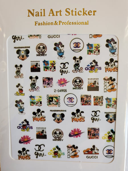 Multi Color Disney Art Stickers – Lori's Nail Box And Supplies LLC