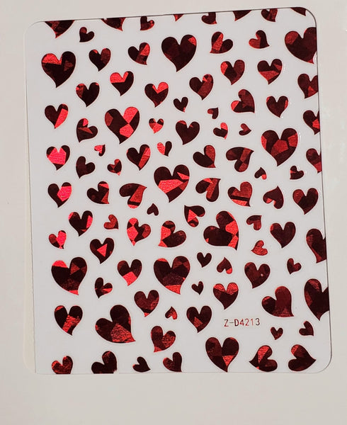 Red Heart Stickers