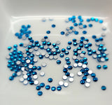 Capri Blue Rhinestones SS8