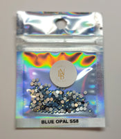 Blue Opal Rhinestones SS8