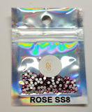 Rose Rhinestones SS8