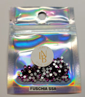 Fuschia Rhinestones SS8