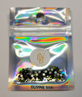 Olivine Rhinestones SS8