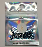 Blue Zircon Rhinestones SS8