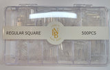 Regular Square Clear Tips