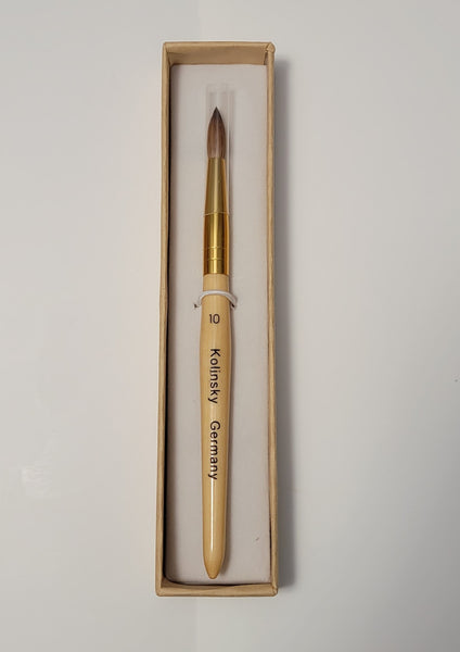 100% Kolinsky Brush Size 10